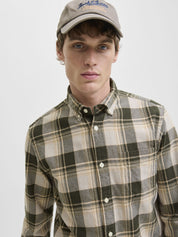 Hemd Regular Fit - Peat - Grau