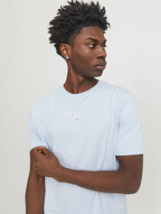 T-Shirt mit Logoprint - Skyway - Blau