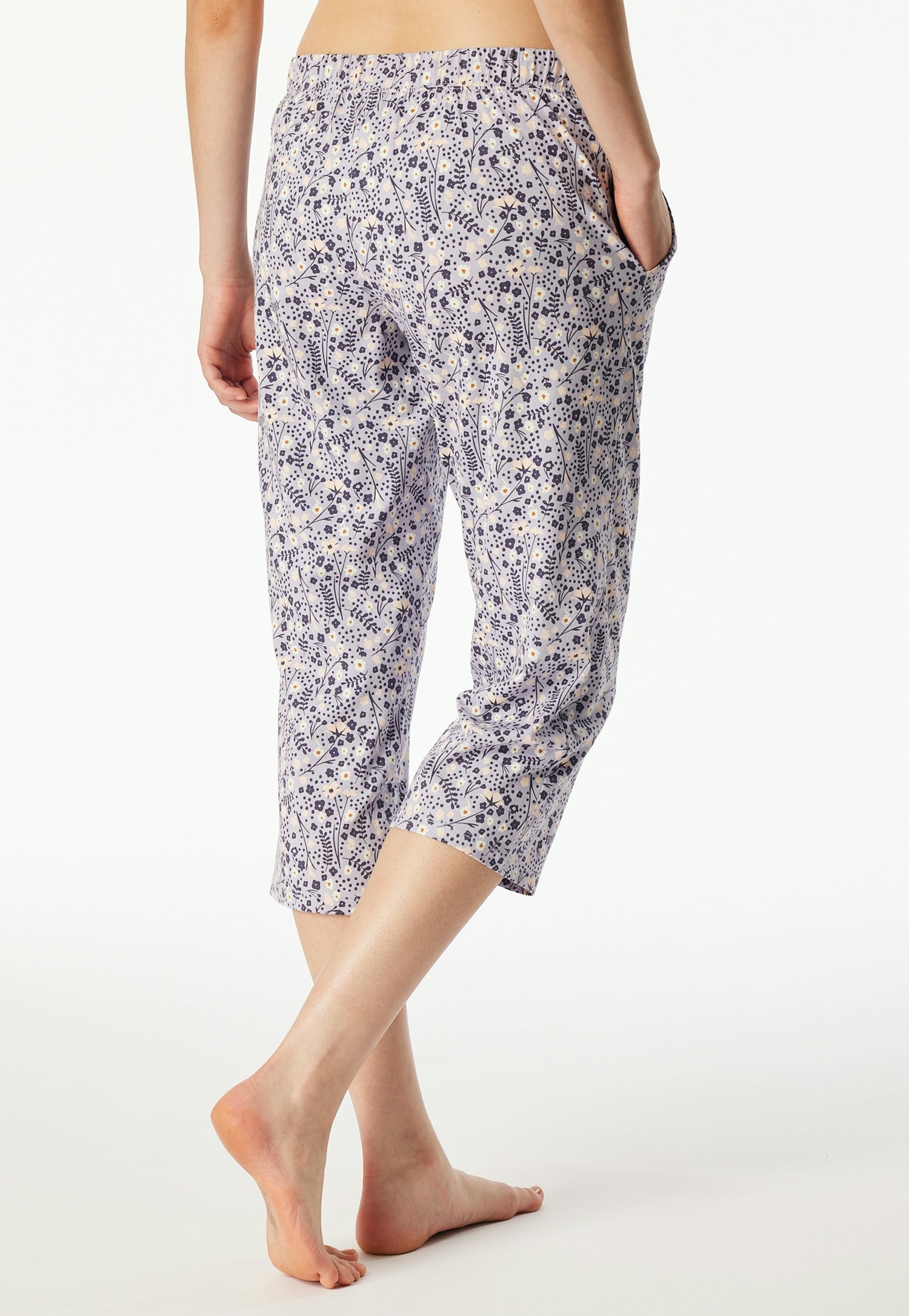 Schlaf-Hose 3/4 - 917-multicolor 6 - Violett