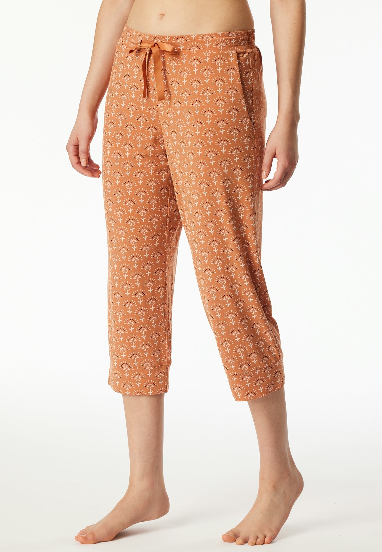 Lounge Hose Loose Fit - 917-multicolor 6 - Orange