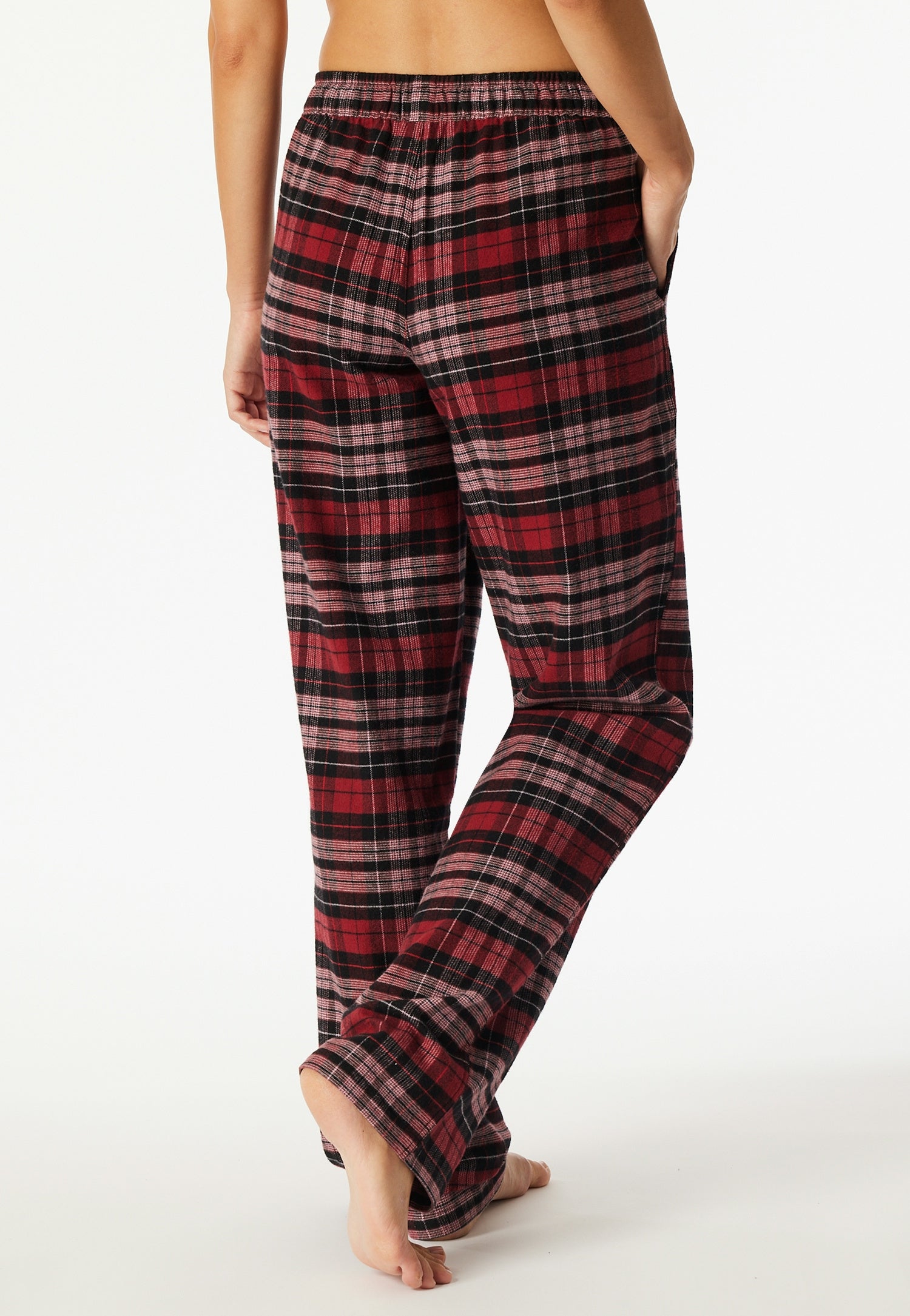 Schlafhose gestreift - 916-multicolor 5 - Rot
