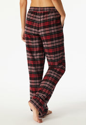 Schlafhose gestreift - 916-multicolor 5 - Rot