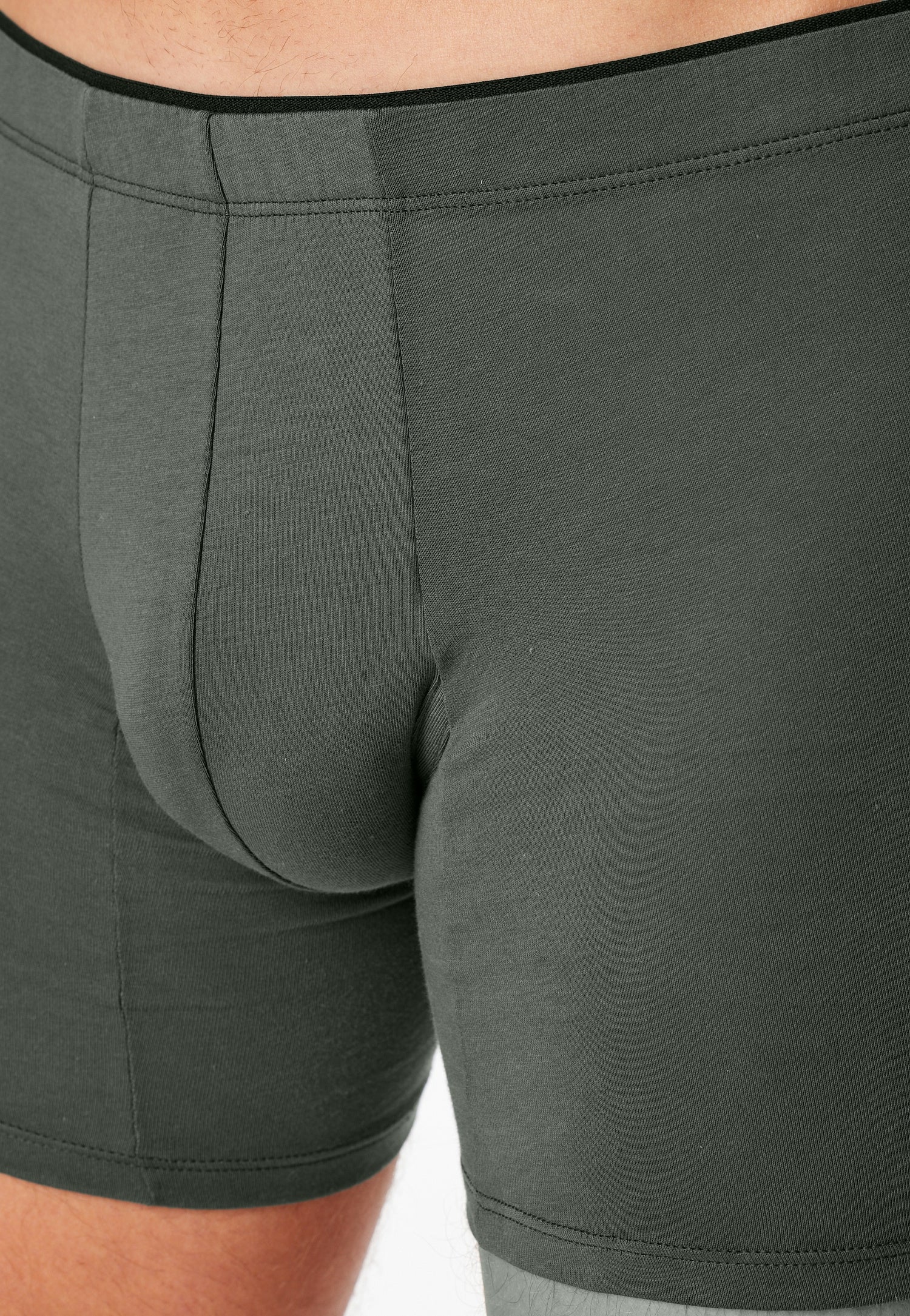 Boxershorts aus Baumwolle - 702-dunkelgrün - Grün