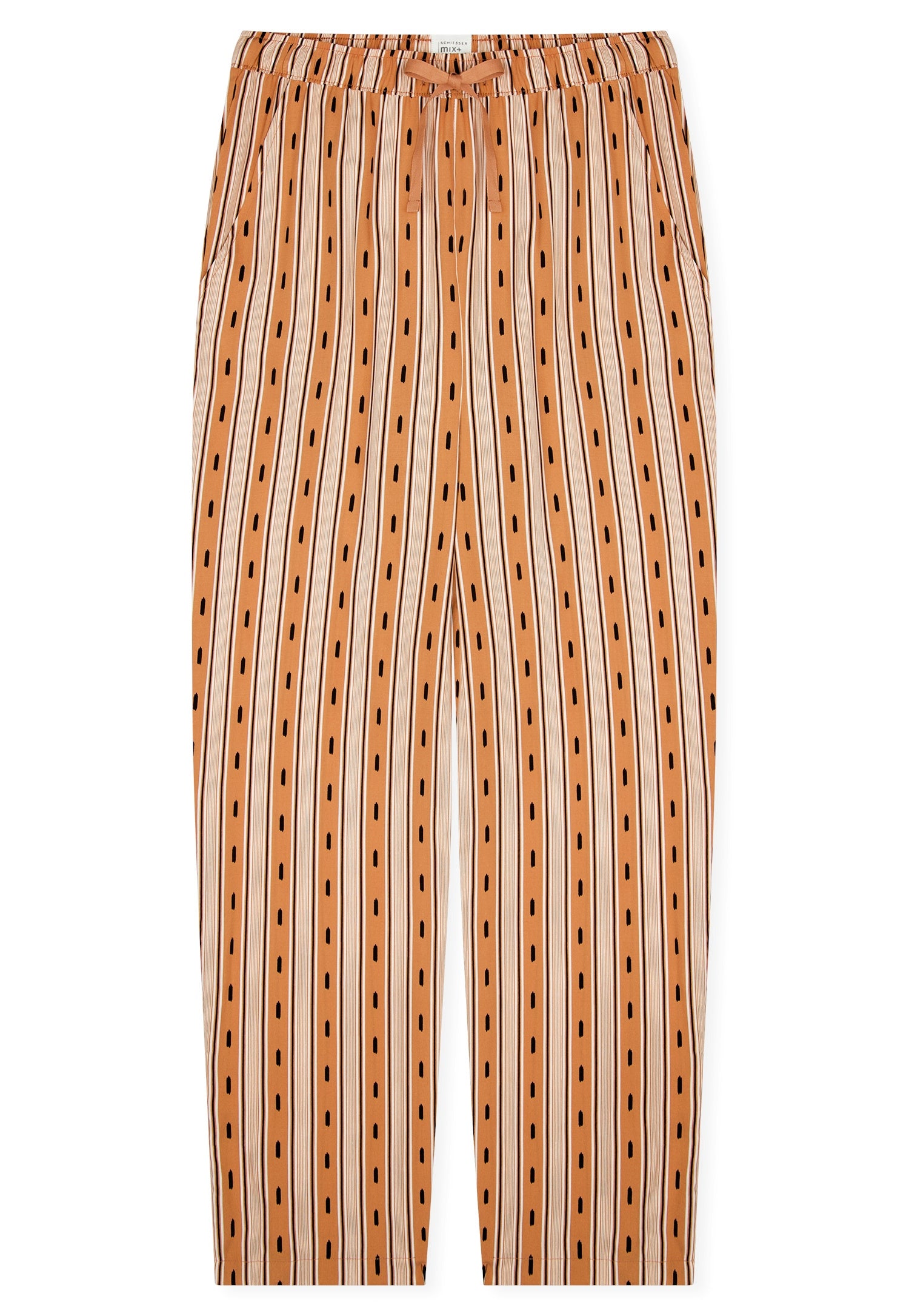 Schlafhose aus Viskose - 915-multicolor 4 - Orange