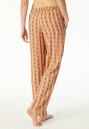 Schlafhose aus Viskose - 915-multicolor 4 - Orange