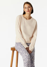 Schlafshirt aus Baumwolle - 404-champagner - Beige