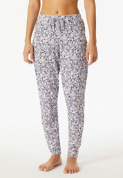 Schlafhose aus Baumwolle - 917-multicolor 6 - Violett
