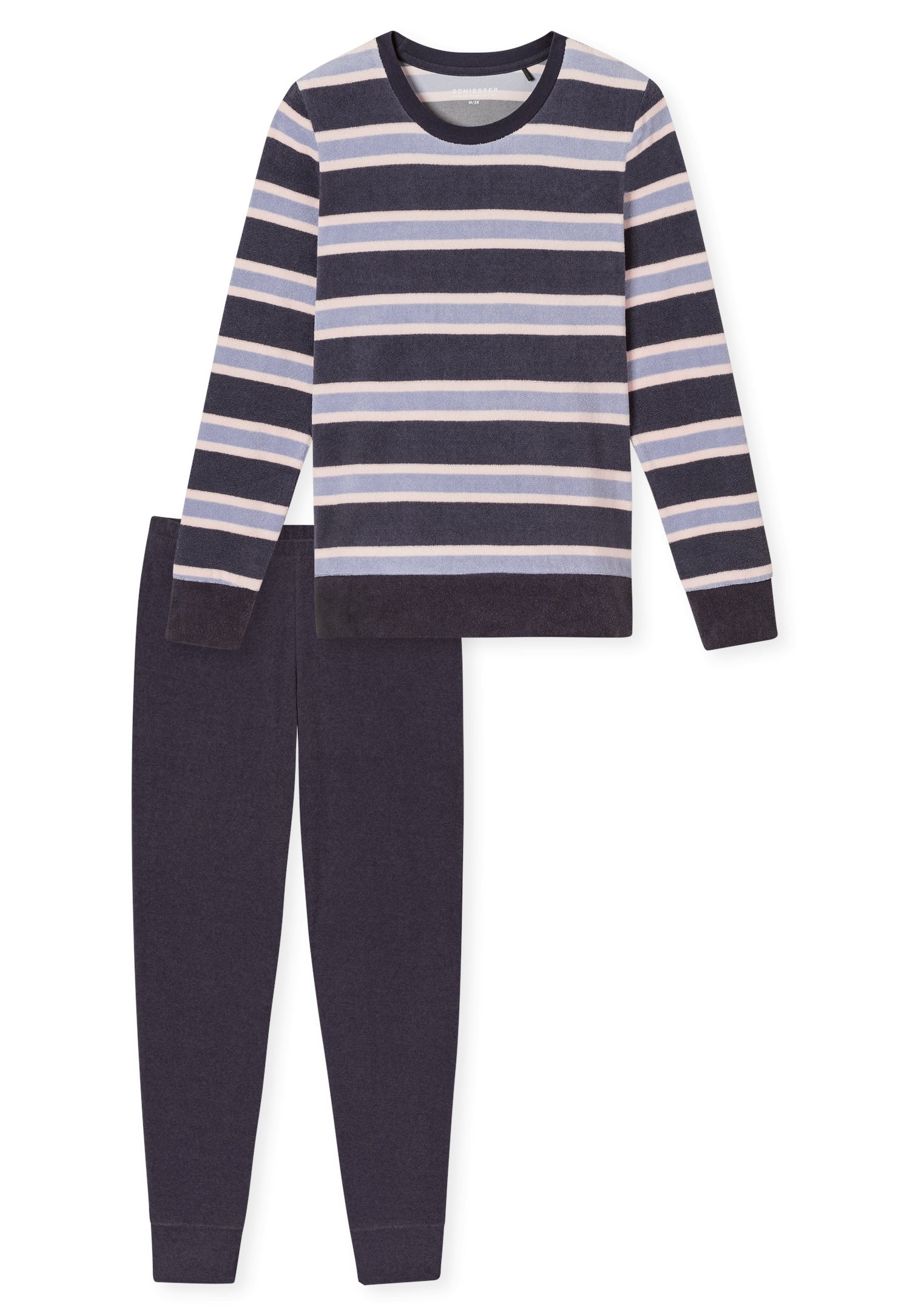 Schlafanzug in Frottee - 824-indigo - Violett