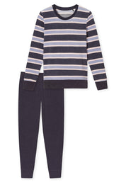 Schlafanzug in Frottee - 824-indigo - Violett