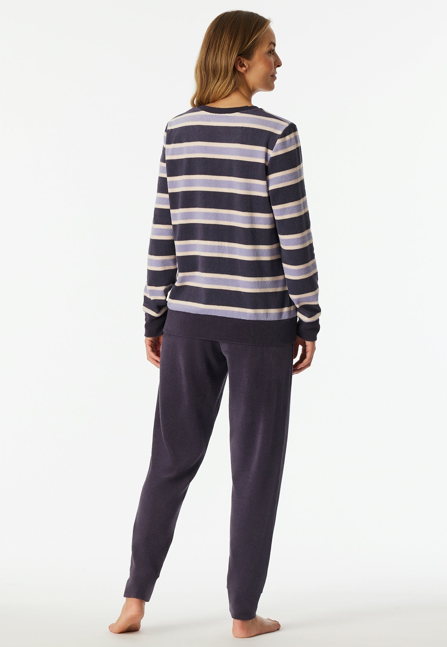 Schlafanzug in Frottee - 824-indigo - Violett