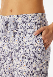 Schlafhose aus Baumwolle - 917-multicolor 6 - Violett