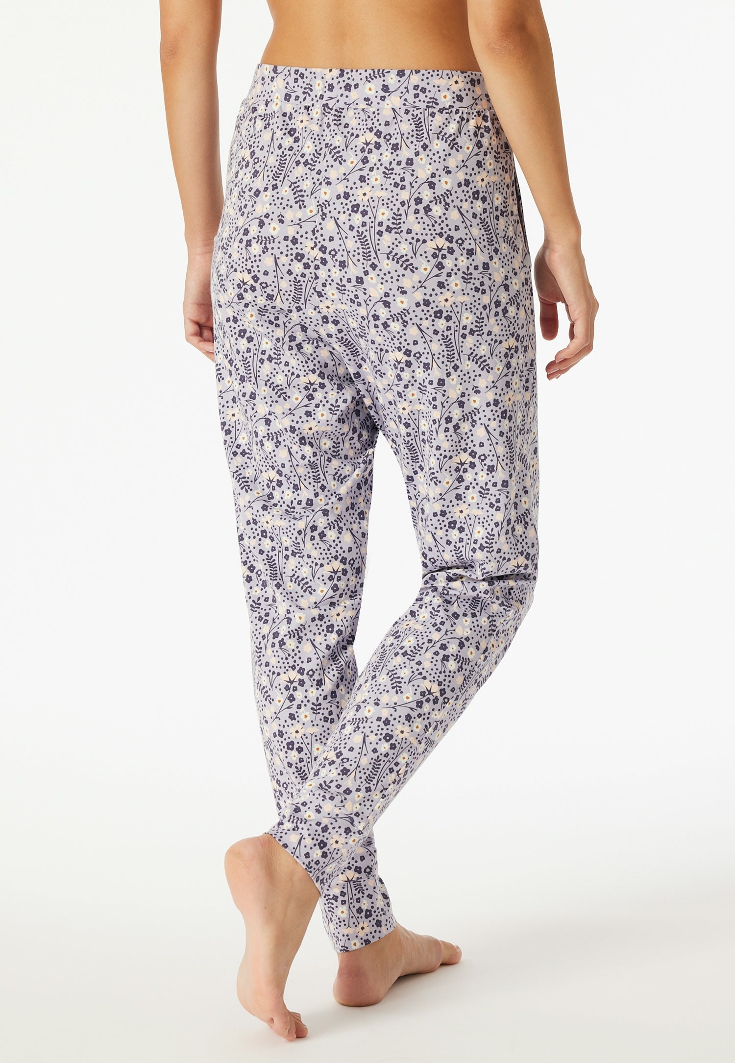 Schlafhose aus Baumwolle - 917-multicolor 6 - Violett