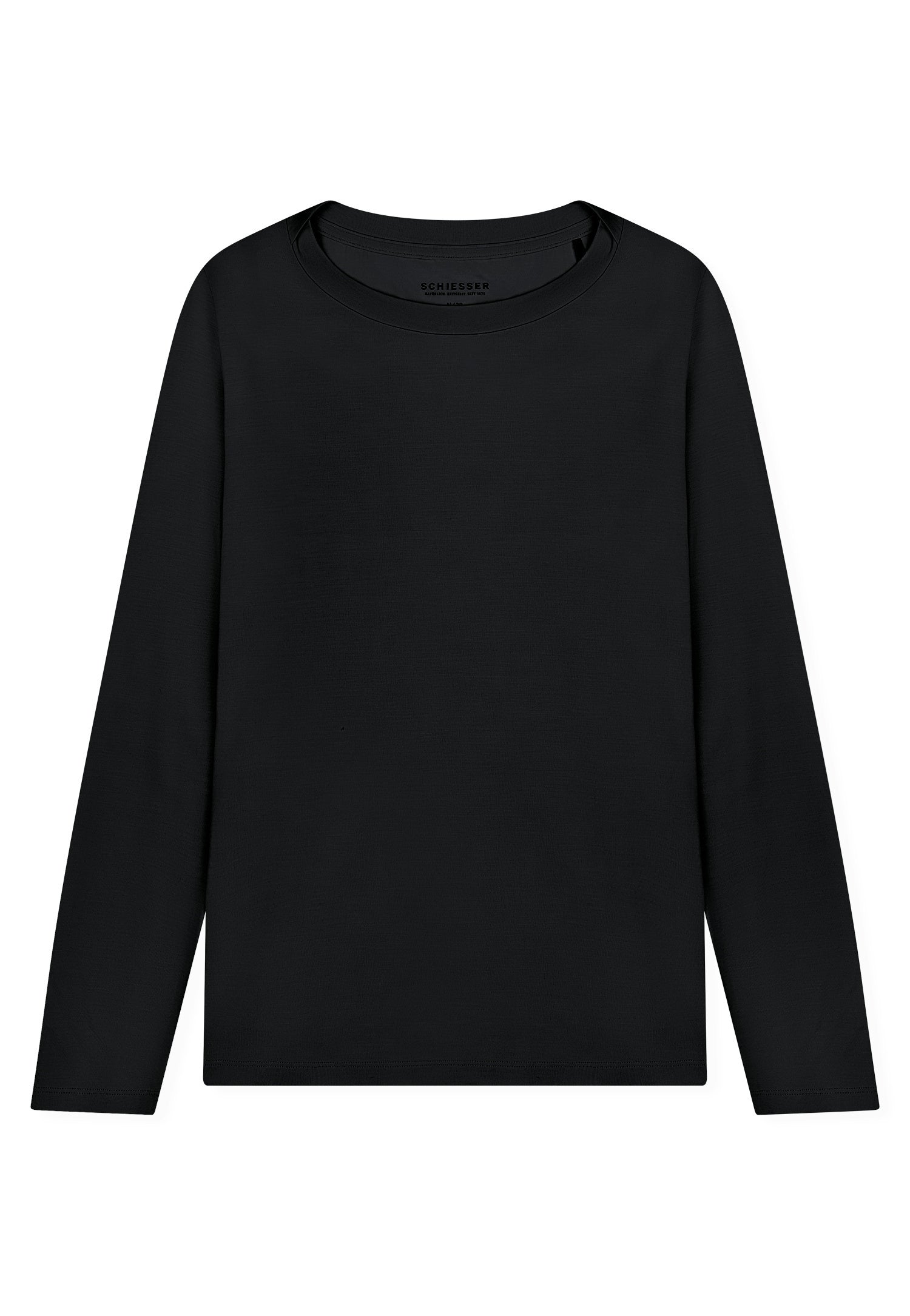 Langarmshirt aus Modal - 000-schwarz - Schwarz