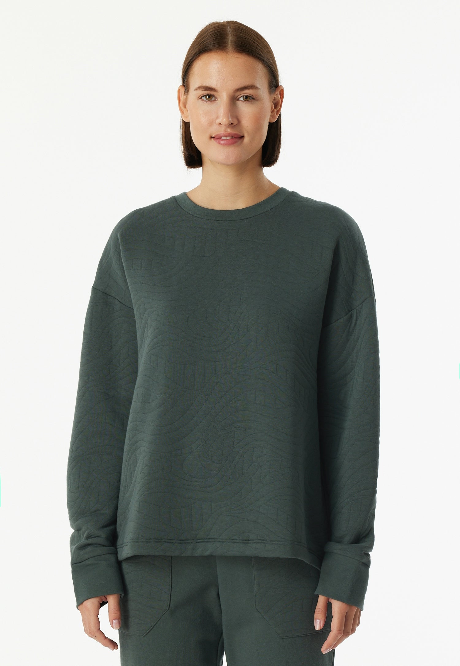 Sweatshirt - 702-dunkelgrün - Grün