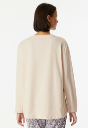 Schlafshirt aus Baumwolle - 404-champagner - Beige