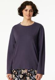 Schlafshirt aus Baumwolle - 824-indigo - Blau