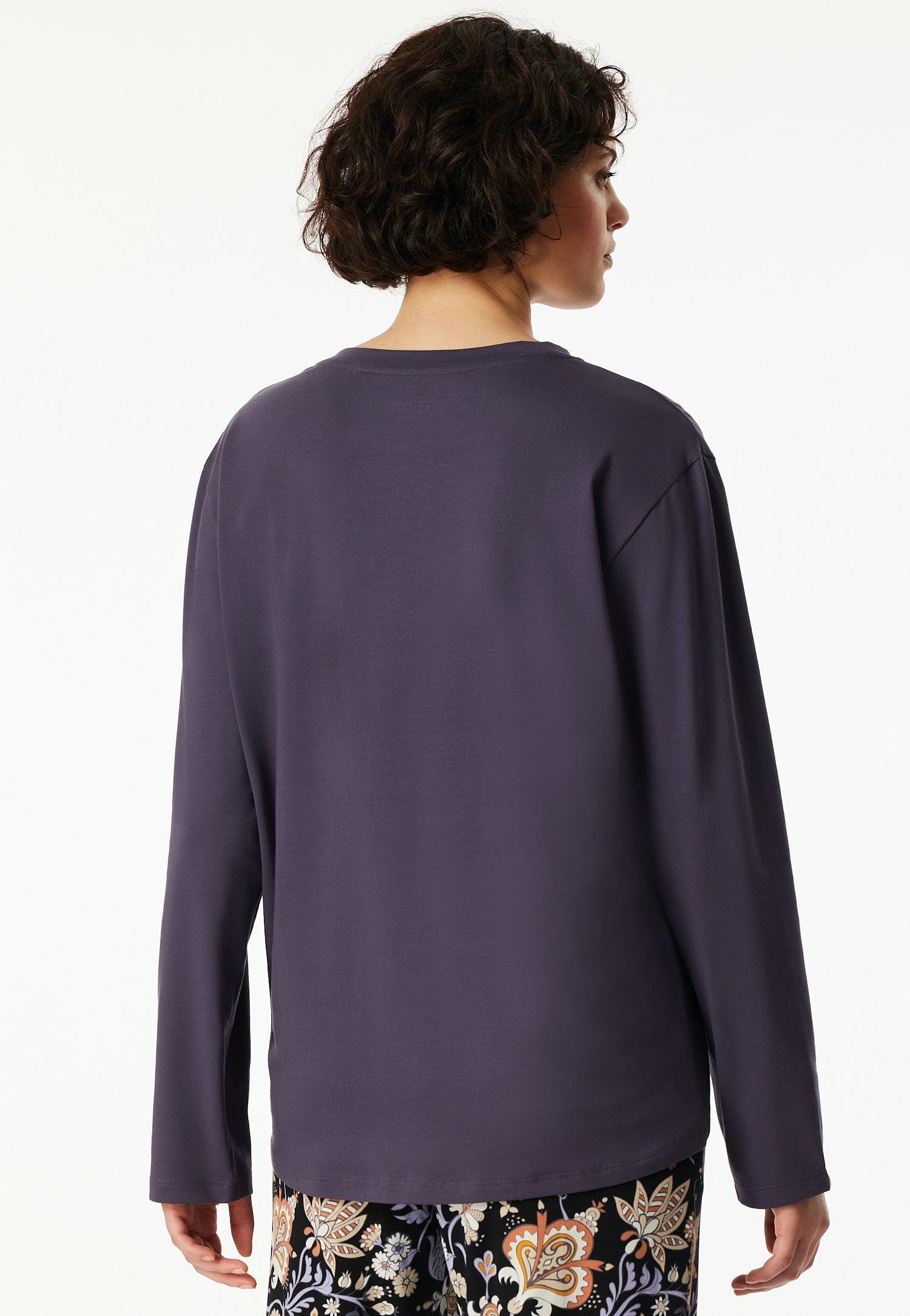 Schlafshirt aus Baumwolle - 824-indigo - Blau