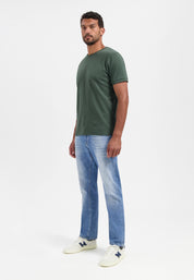 T-Shirt aus Baumwolle - 052-Dark Green - Grün