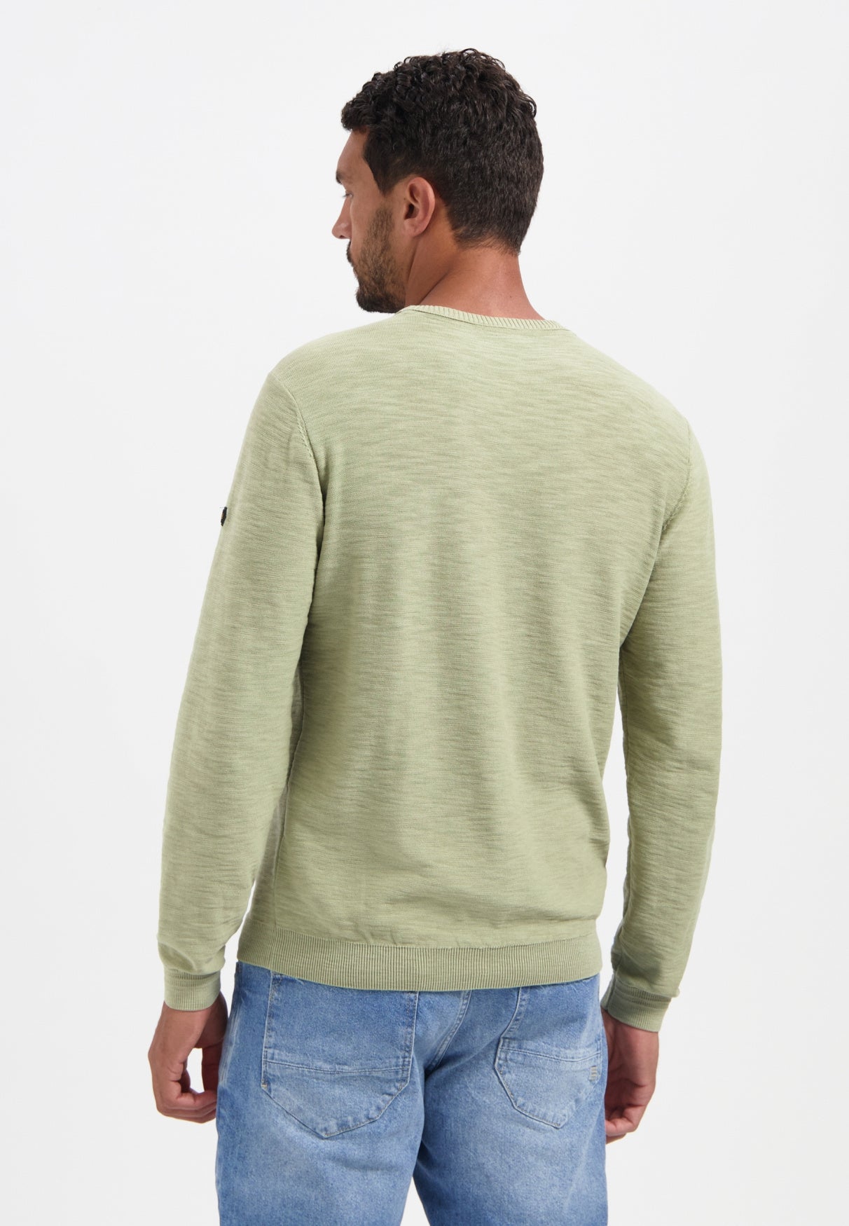 Pullover aus Baumwolle - 197-Light Moss - Grün