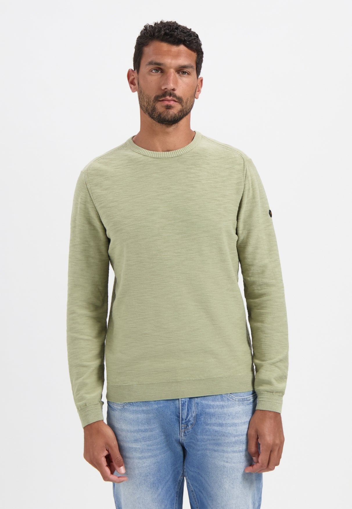 Pullover aus Baumwolle - 197-Light Moss - Grün
