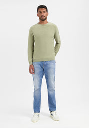 Pullover aus Baumwolle - 197-Light Moss - Grün