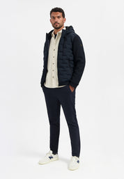 Hybridjacke gesteppt - 078-Night - Blau