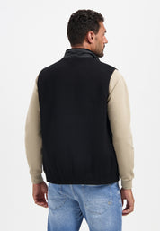 Steppweste mit Stehkragen - 020-Black - Schwarz