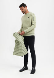 Sweatshirt - 197-Light Moss - Grün
