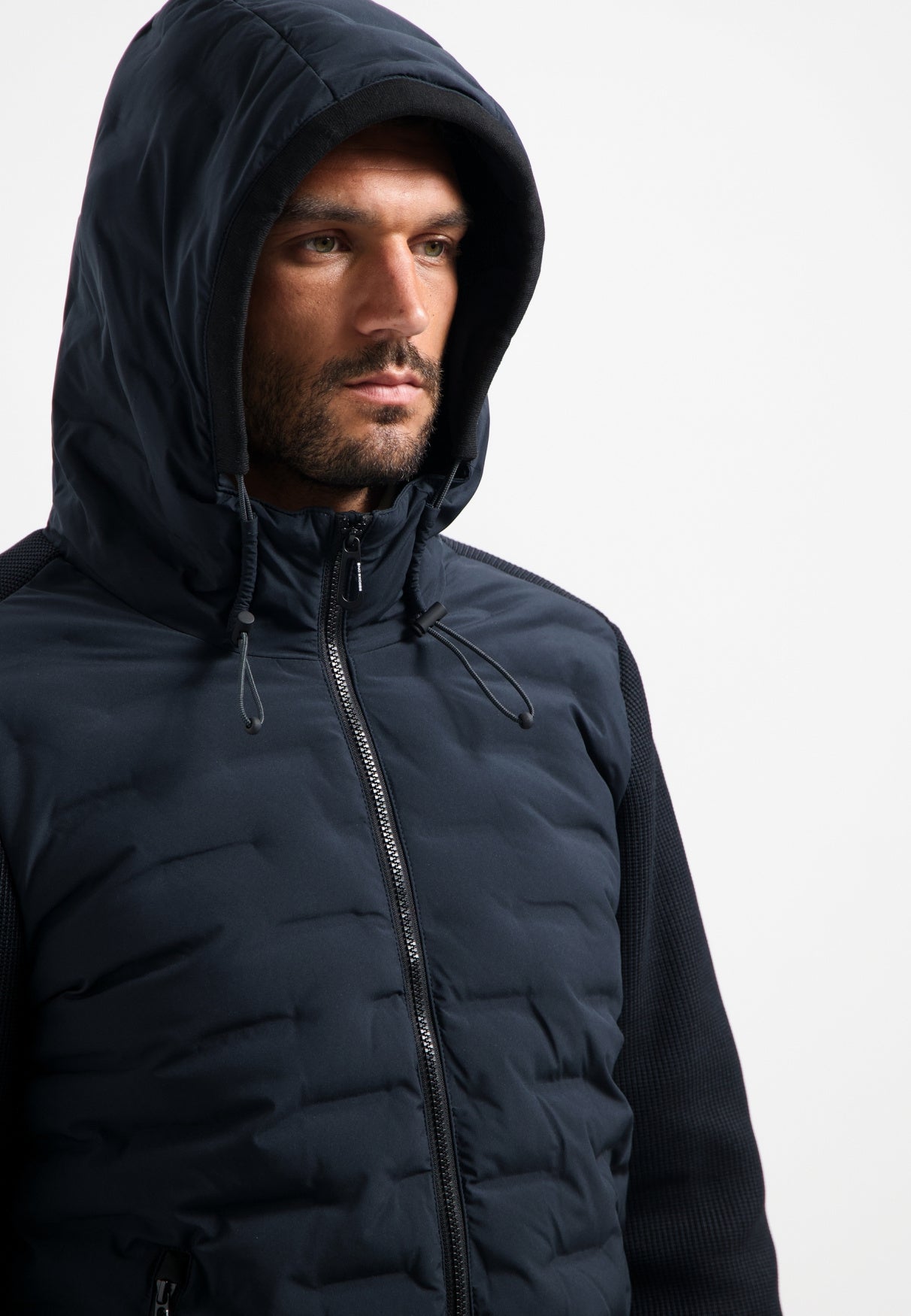 Hybridjacke gesteppt - 078-Night - Blau