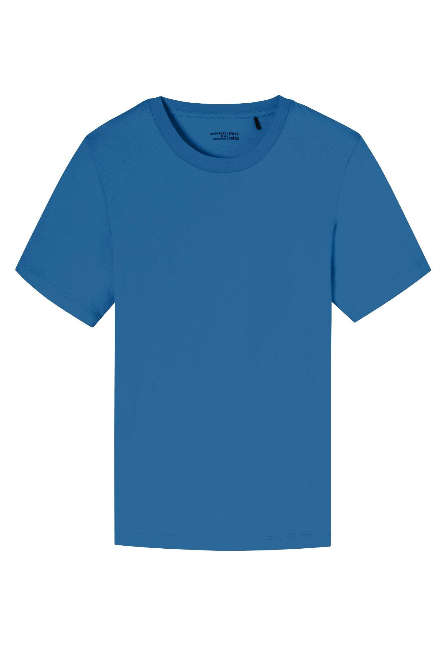 T-Shirt aus Baumwolle - 800-blau - Blau