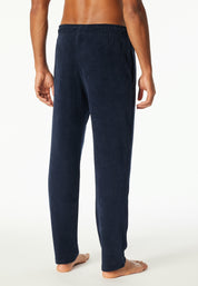 Pyjamahose lang - 804-nachtblau - Blau