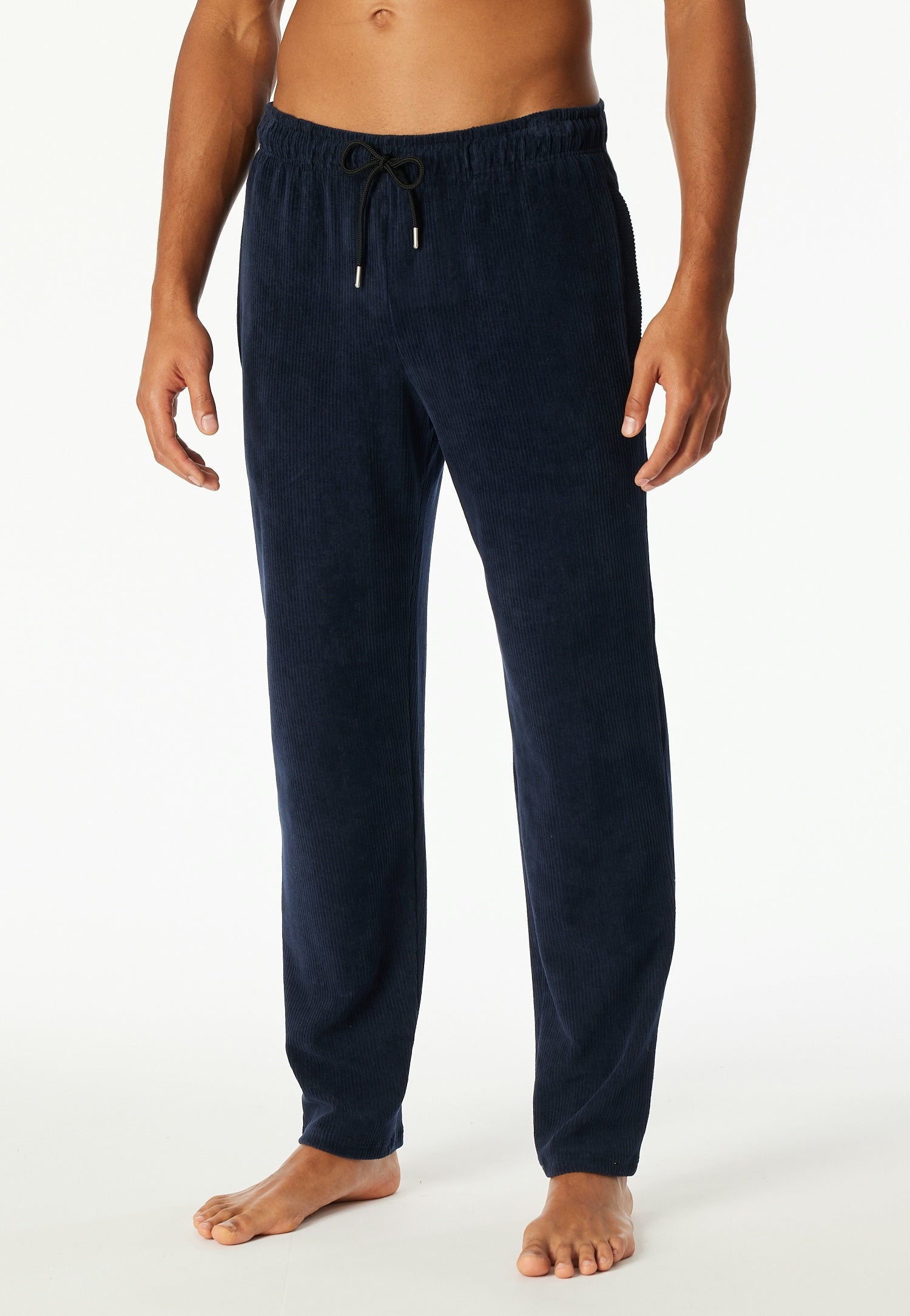 Pyjamahose lang - 804-nachtblau - Blau