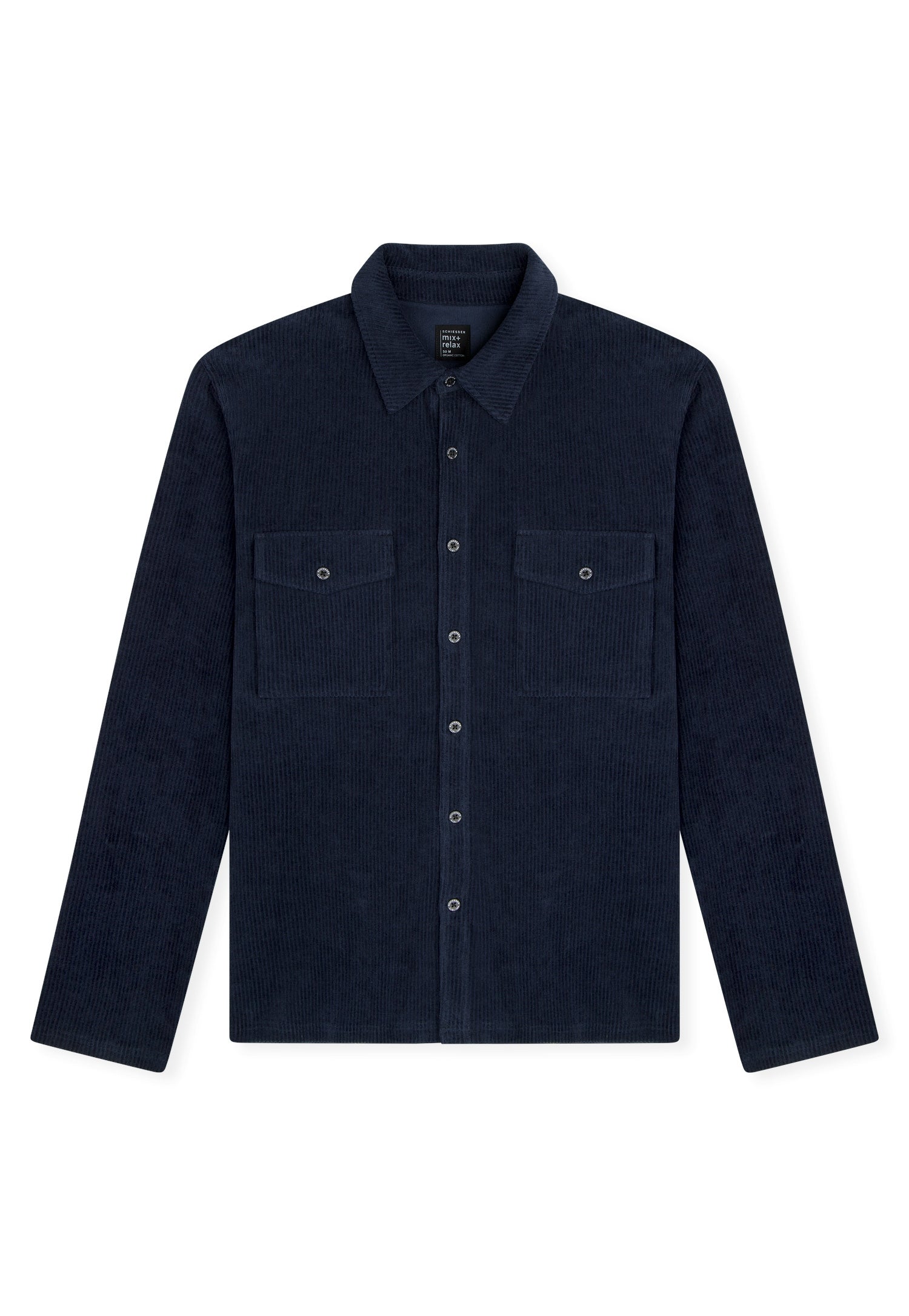 Nachthemd aus Baumwolle - 804-nachtblau - Blau