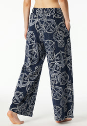 Schlupfhose aus Baumwolle - 913-multicolor 2 - Blau