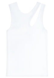 Trägertop mit Cut-Out - 100-weiss - Weiß