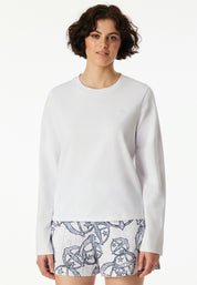 Schlafshirt aus Baumwolle - 100-weiss - Weiß
