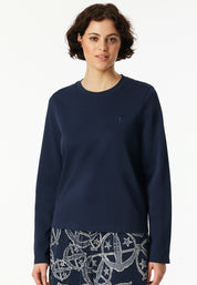 Schlafshirt aus Baumwolle - 801-admiral - Blau