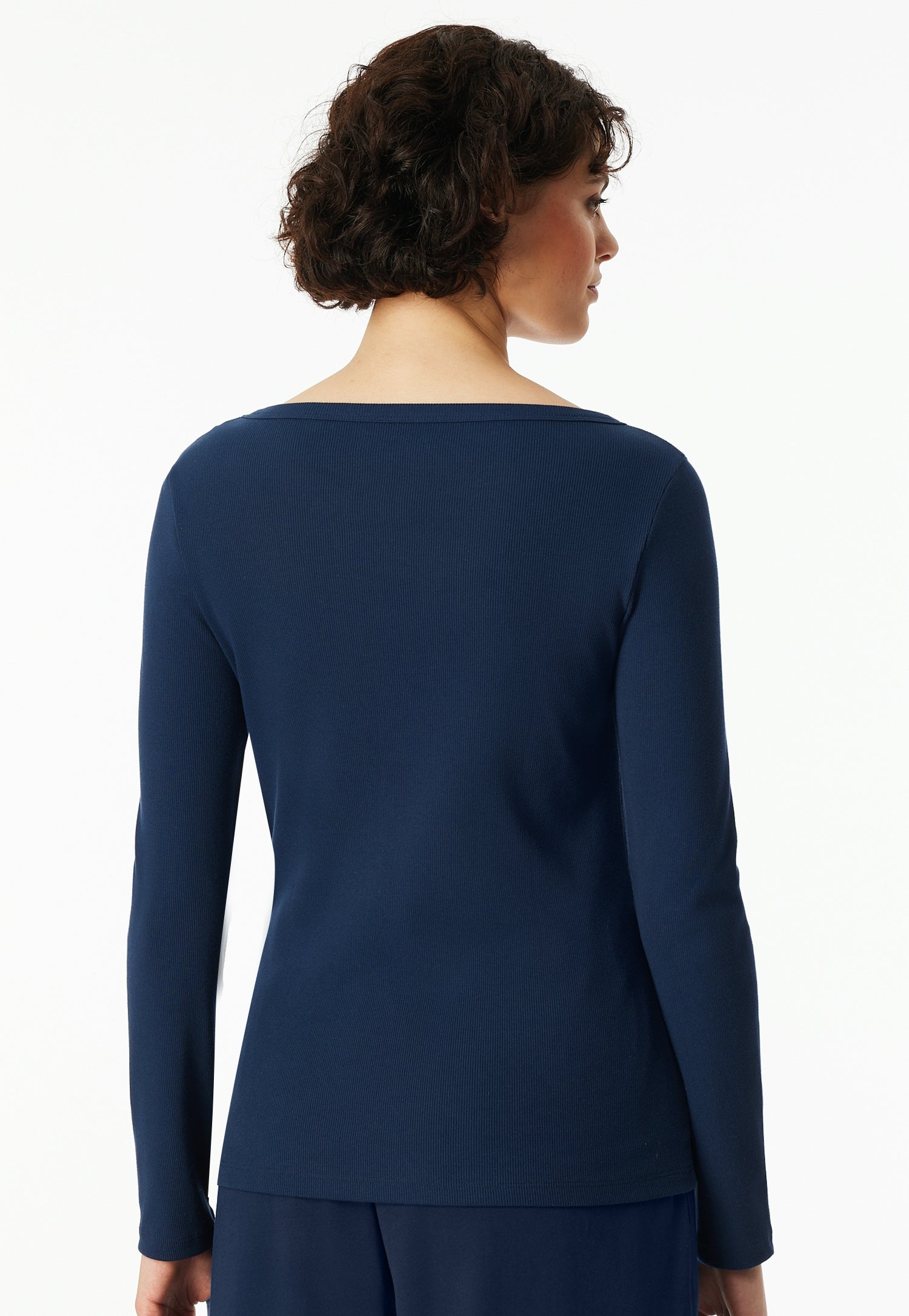 Langarmshirt mit Cut-Out - 801-admiral - Blau