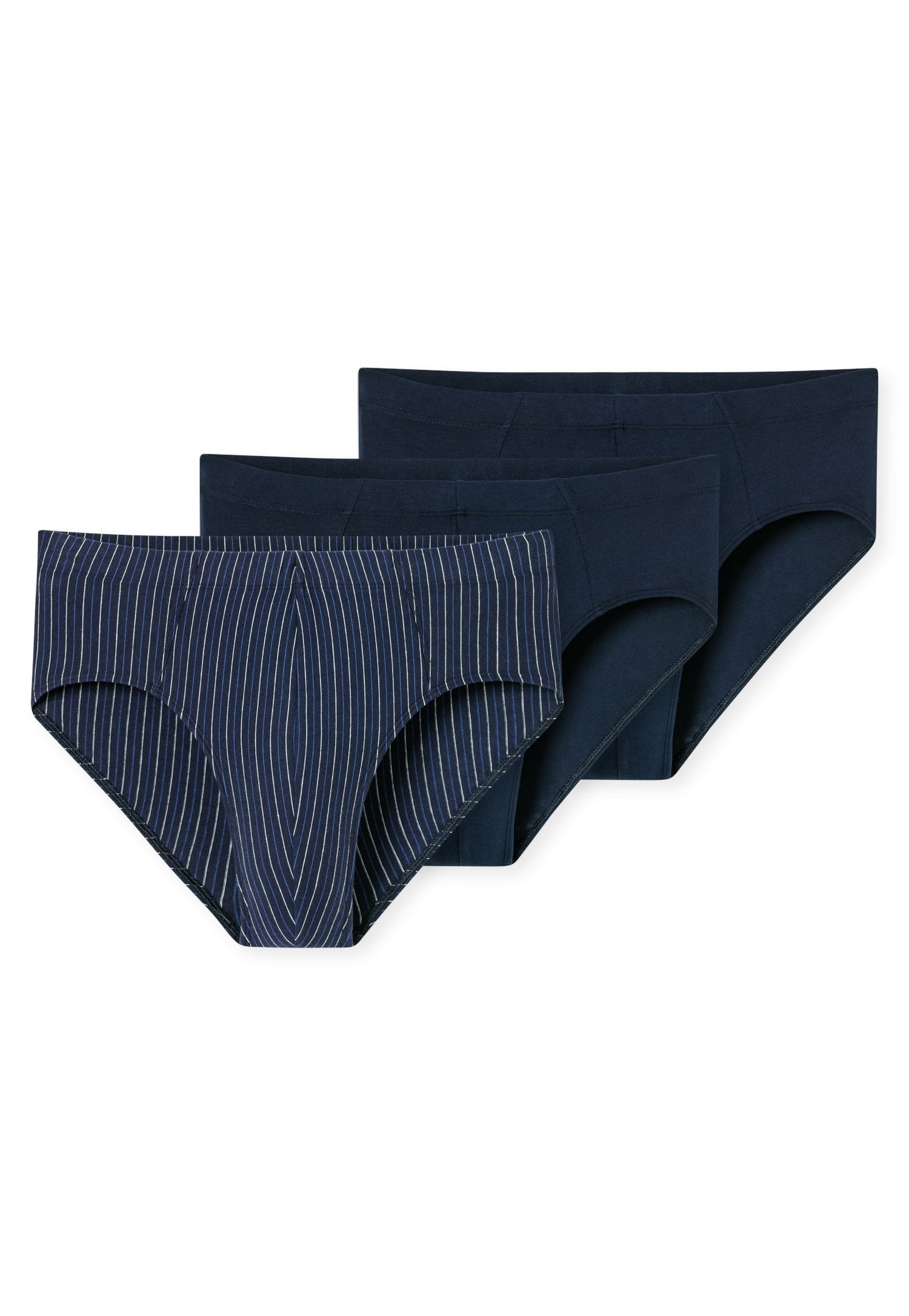 Slips 3er-Pack aus Baumwolle - 908-sortiert 2 - Blau