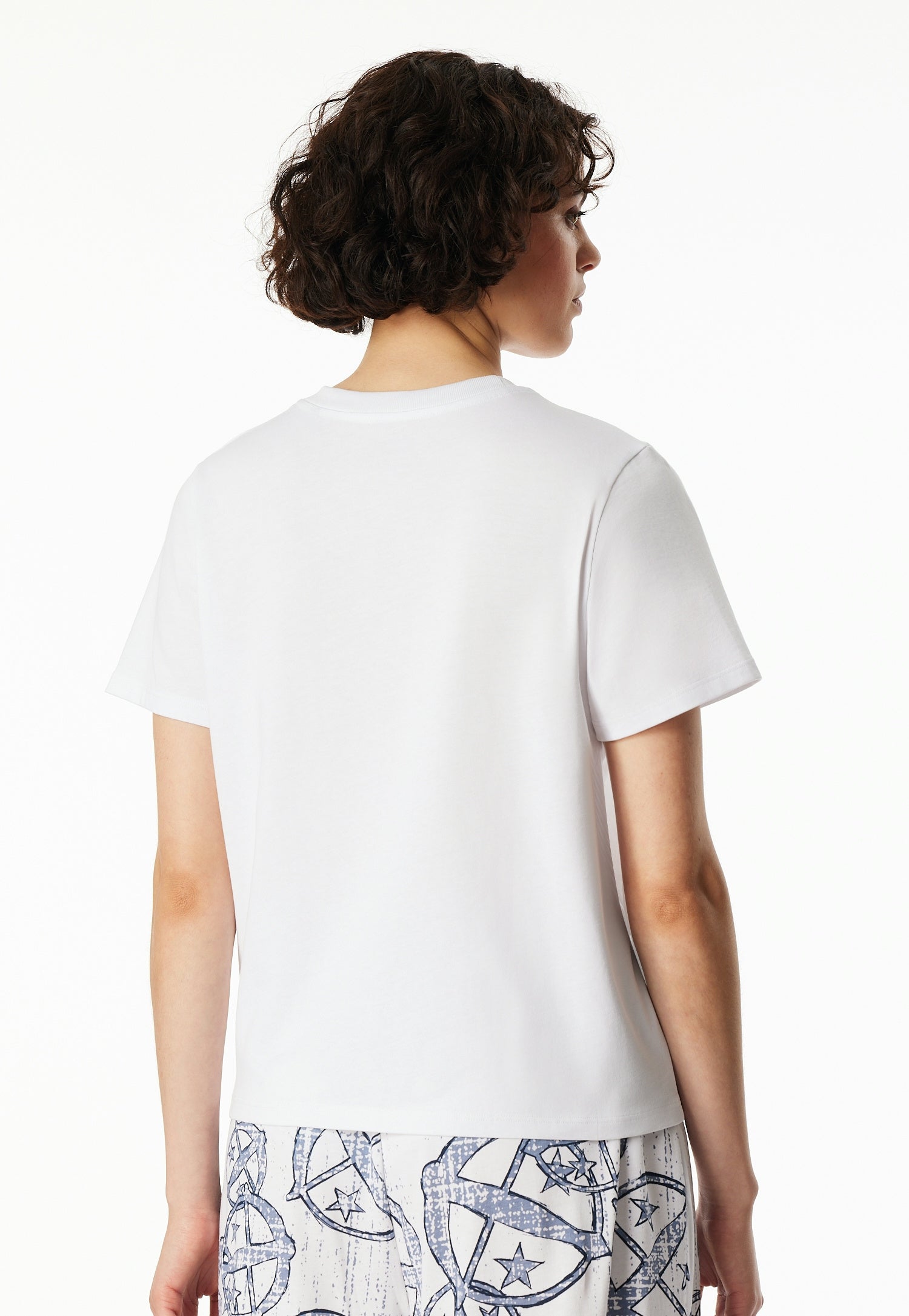 Schlafshirt aus Baumwolle - 100-weiss - Weiß