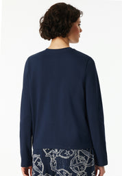 Schlafshirt aus Baumwolle - 801-admiral - Blau