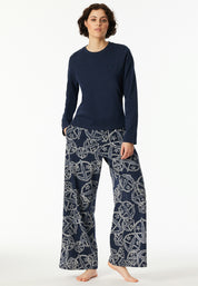 Schlafshirt aus Baumwolle - 801-admiral - Blau