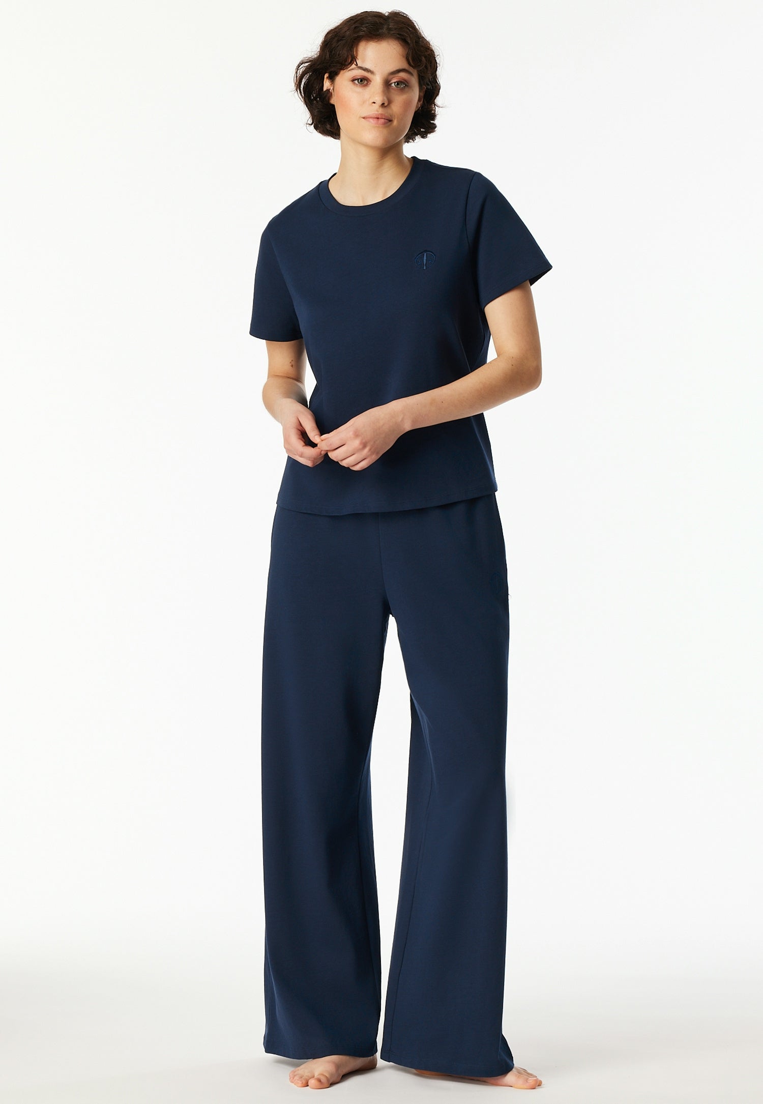 Schlafshirt aus Baumwolle - 801-admiral - Blau