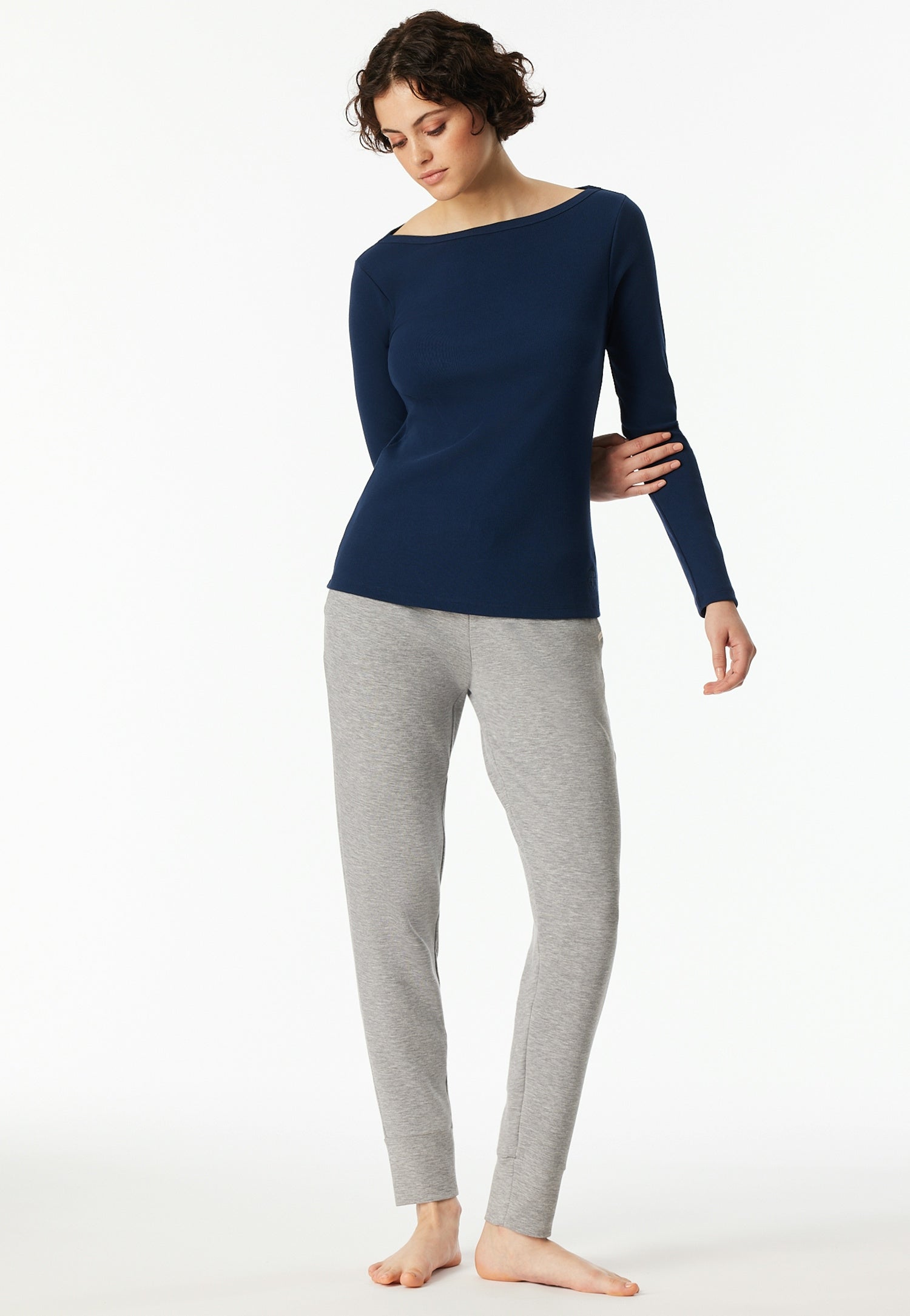 Langarmshirt - 801-admiral - Blau