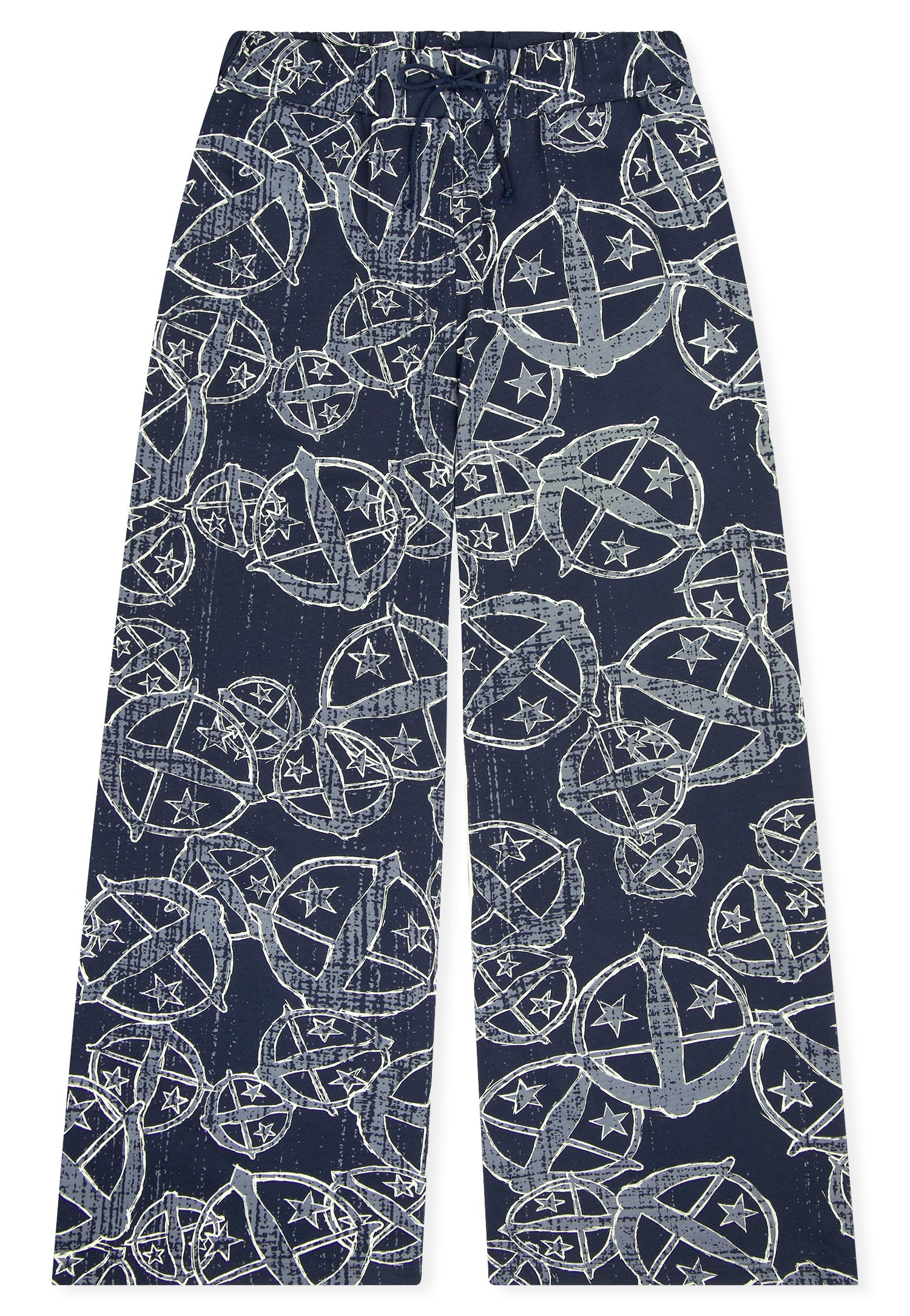 Schlupfhose aus Baumwolle - 913-multicolor 2 - Blau