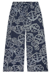 Schlupfhose aus Baumwolle - 913-multicolor 2 - Blau