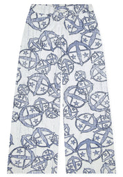Schlupfhose aus Baumwolle - 904-multicolor 1 - Weiß