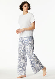 Schlupfhose aus Baumwolle - 904-multicolor 1 - Weiß