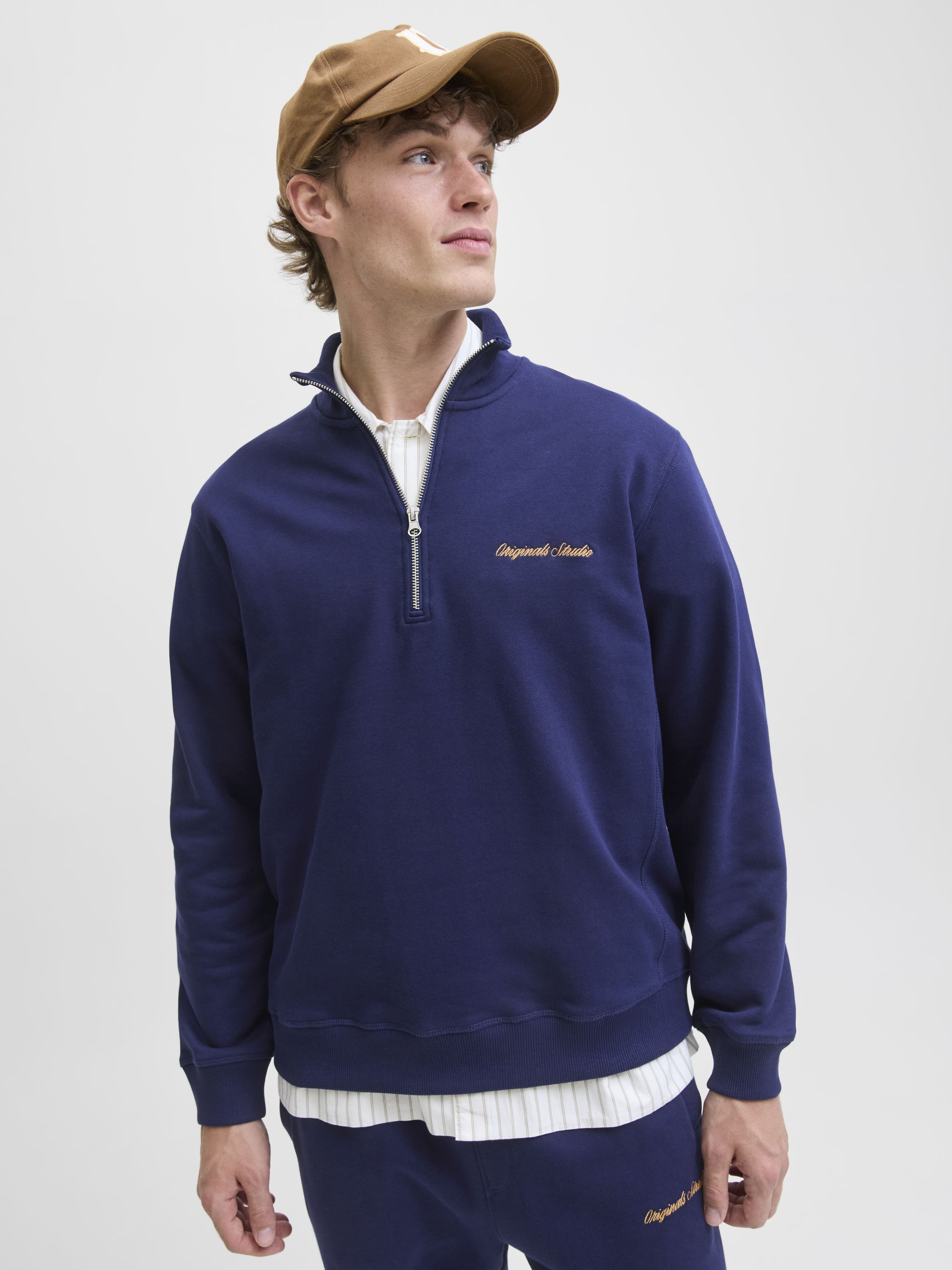 Strickpullover aus Baumwolle - Ocean Cavern - Blau