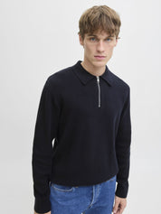 Strickpullover aus Baumwolle - Night Sky - Blau